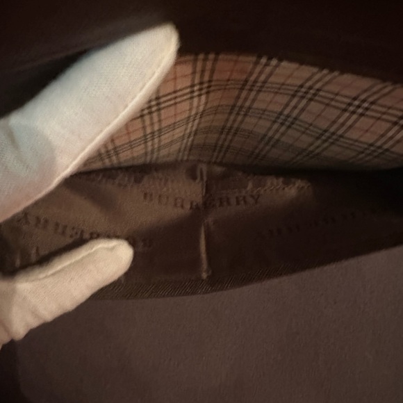 Burberry Bifold Long Wallet Nova Check Dark Brown good condition - Picture 16 of 16